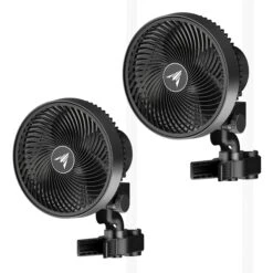 TWIN PACK - AC Infinity Cloudray S6- 2 X 6-Inch Oscillating Clip Fans For Grow Tents