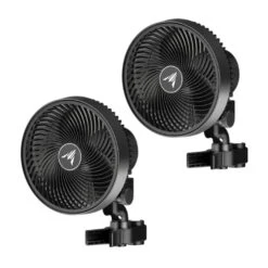 TWIN PACK - AC Infinity Cloudray S9 9-Inch Oscillating Clip Fan – Smart EC Grow Tent Air Circulation (AC-CCS9)