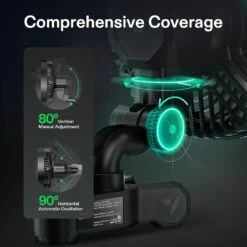 VIVOSUN AeroWave 9" E9 Clip-on Fan -Garden Care Hub air movement fan vivosun aerowave 6 e6 clip on fan 1168576105