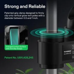 VIVOSUN AeroWave 9" E9 Clip-on Fan -Garden Care Hub air movement fan vivosun aerowave 6 e6 clip on fan 1168576107