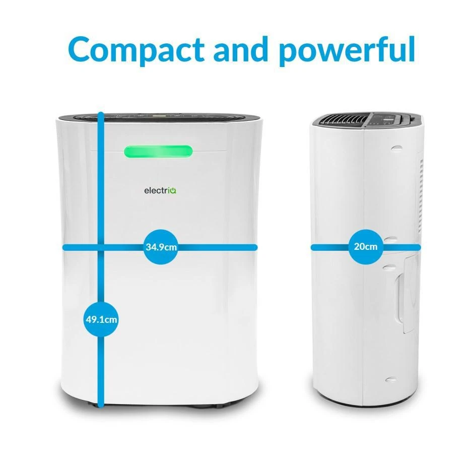 ElectriQ 12 Litre Dehumidifier With Humidistat And Air Purifier 9 ElectriQ 12 Litre Dehumidifier With Humidistat And Air Purifier - Image 9