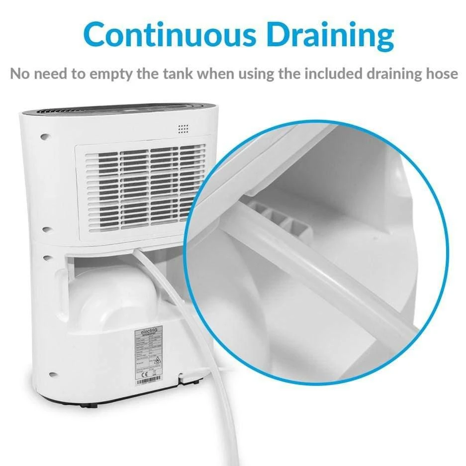 ElectriQ 12 Litre Dehumidifier With Humidistat And Air Purifier 11 ElectriQ 12 Litre Dehumidifier With Humidistat And Air Purifier - Image 11