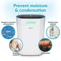 ElectriQ 12 Litre Dehumidifier With Humidistat And Air Purifier 25 ElectriQ 12 Litre Dehumidifier With Humidistat And Air Purifier -Garden Care Hub dehumidifier electriq 12 litre dehumidifier with humidistat and air purifier 33235194085560
