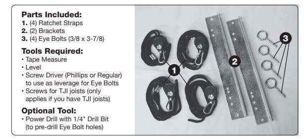 Quest 70 Hanging Kit (4036695) 2 Quest 70 Hanging Kit (4036695) - Image 2
