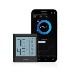 AC Infinity Cloudcom B2 Smart Thermo-Hygrometer; Integrated Sensor Probe (AC-CCB2)