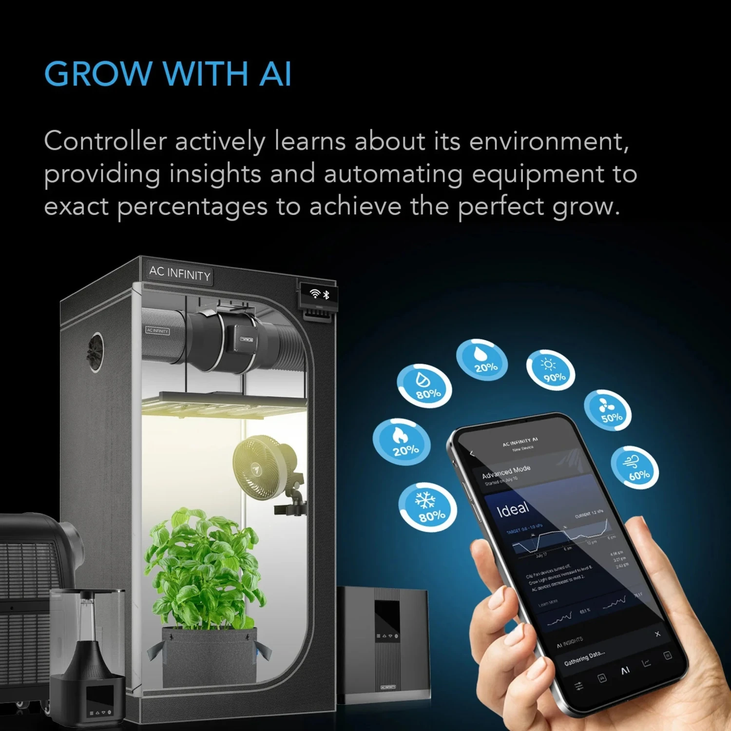 AC Infinity UIS Controller AI+ – 8-Port Smart Grow Room Controller (WiFi + Bluetooth) CTR89Q 7 AC Infinity UIS Controller AI+ – 8-Port Smart Grow Room Controller (WiFi + Bluetooth) CTR89Q - Image 7