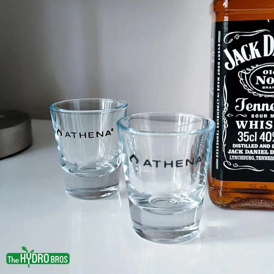 Athena Hydro Bros 2oz Shot Glass 2 Athena Hydro Bros 2oz Shot Glass - Image 2