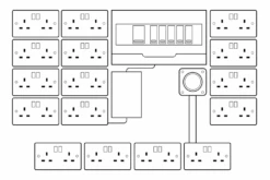 Contactor MDF Board 13 Contactor MDF Board -Garden Care Hub grow light timer contactor mdf board 38867690520791