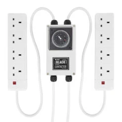 Lumii Black 8 Way Contactor Timer