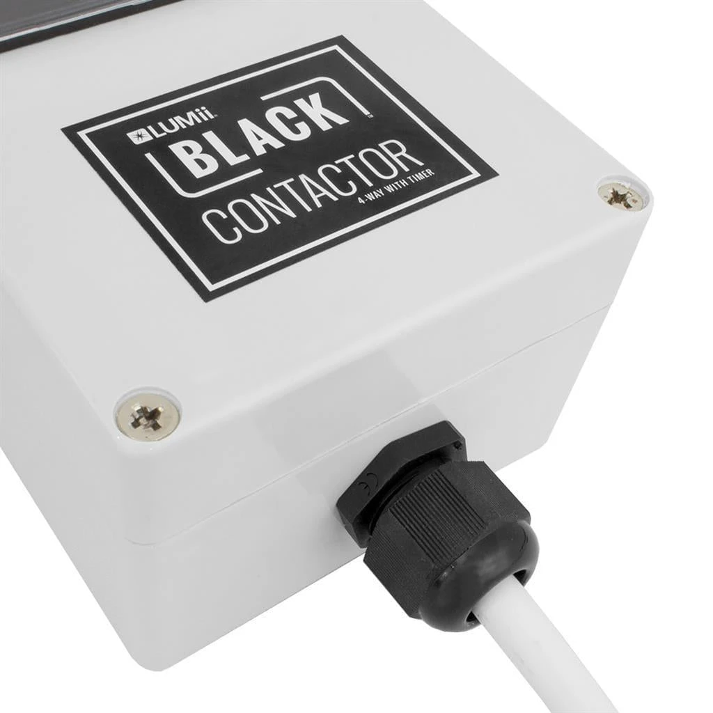 Lumii Black 4 Way Contactor Timer 4 Lumii Black 4 Way Contactor Timer - Image 4