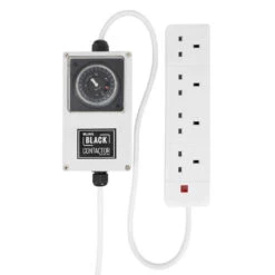 Lumii Black 4 Way Contactor Timer