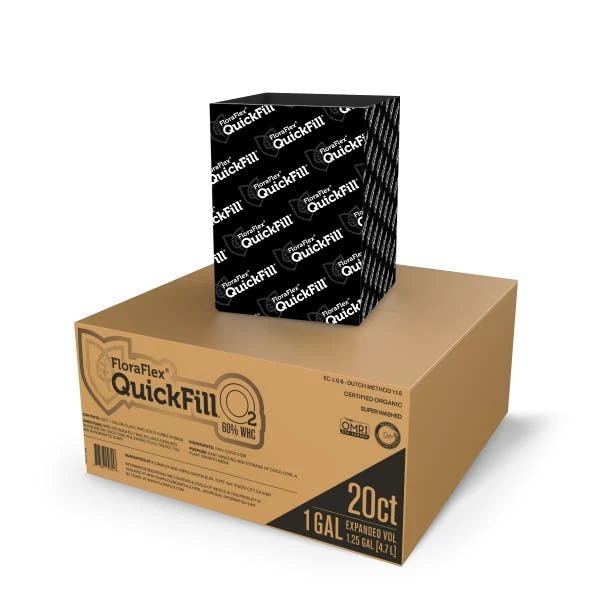 FloraFlex Quick Fill Bag - 1 Gallon | Black O2 Fabric | 60% WHC 2 FloraFlex Quick Fill Bag - 1 Gallon | Black O2 Fabric | 60% WHC - Image 2