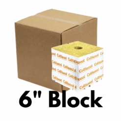 Cultiwool 6" Huge Block 5 Cultiwool 6" Huge Block -Garden Care Hub grow media box quantity 48 cultiwool 6 huge block 40276209598679