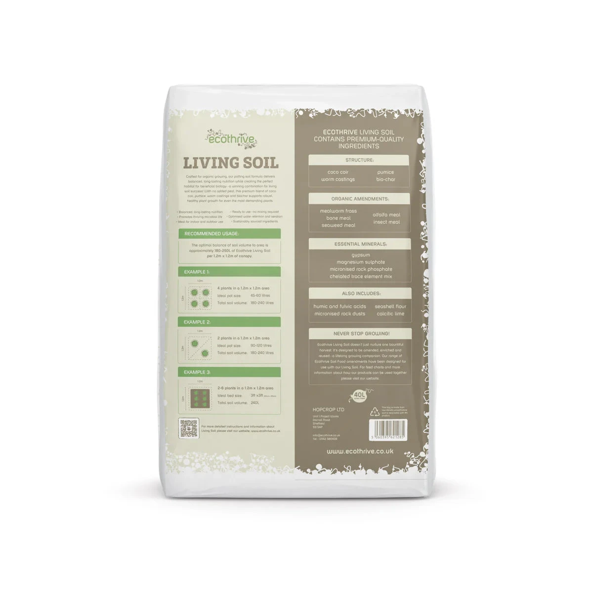 Ecothrive Living Soil 40L - Premium Organic Soil 2 Ecothrive Living Soil 40L - Premium Organic Soil - Image 2