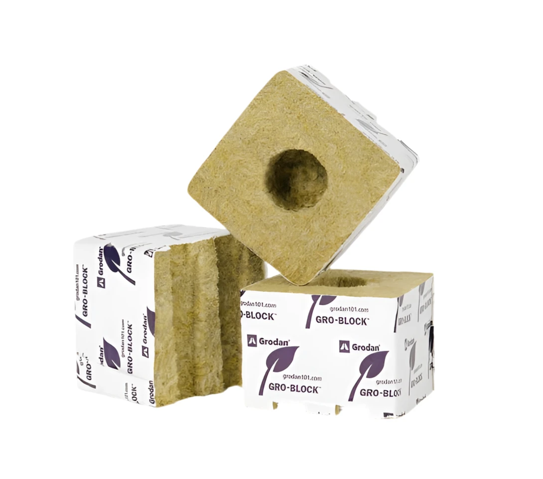 Grodan Gro-Block Improved GR10 4" W/ Hole 3 Grodan Gro-Block Improved GR10 4" W/ Hole - Image 3