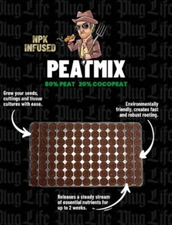 Plug Life 80/20 (Peat Mix) 104 -Garden Care Hub grow media plug life peat mix 104 38405335122135