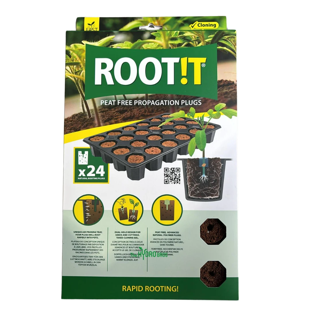 Root!T Dry Peat FreePropagation Plugs 1 Root!T Dry Peat FreePropagation Plugs