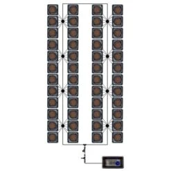 Top Spin Dripper Kit 25mm (1ins) High Pressure 6 Top Spin Dripper Kit 25mm (1ins) High Pressure -Garden Care Hub grow systems 18 36 plants top spin dripper kit 25mm 1ins high pressure 36814054916311