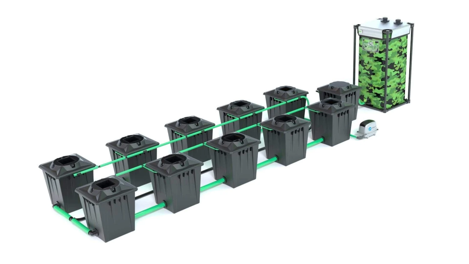 Alien RDWC 10 Pot 20L Black Series 2 Alien RDWC 10 Pot 20L Black Series - Image 2