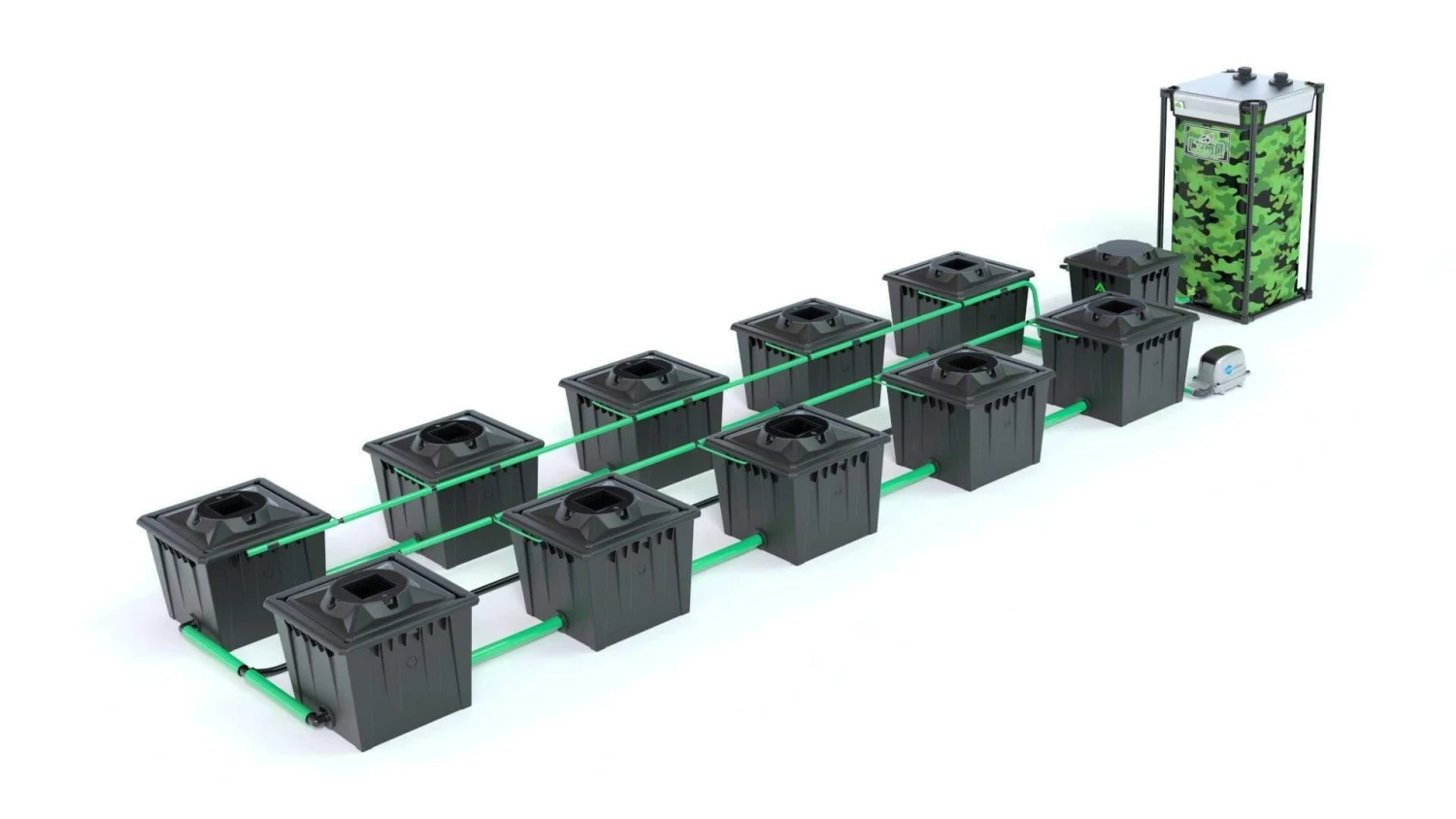 Alien RDWC 10 Pot 36L Black Series 2 Alien RDWC 10 Pot 36L Black Series - Image 2