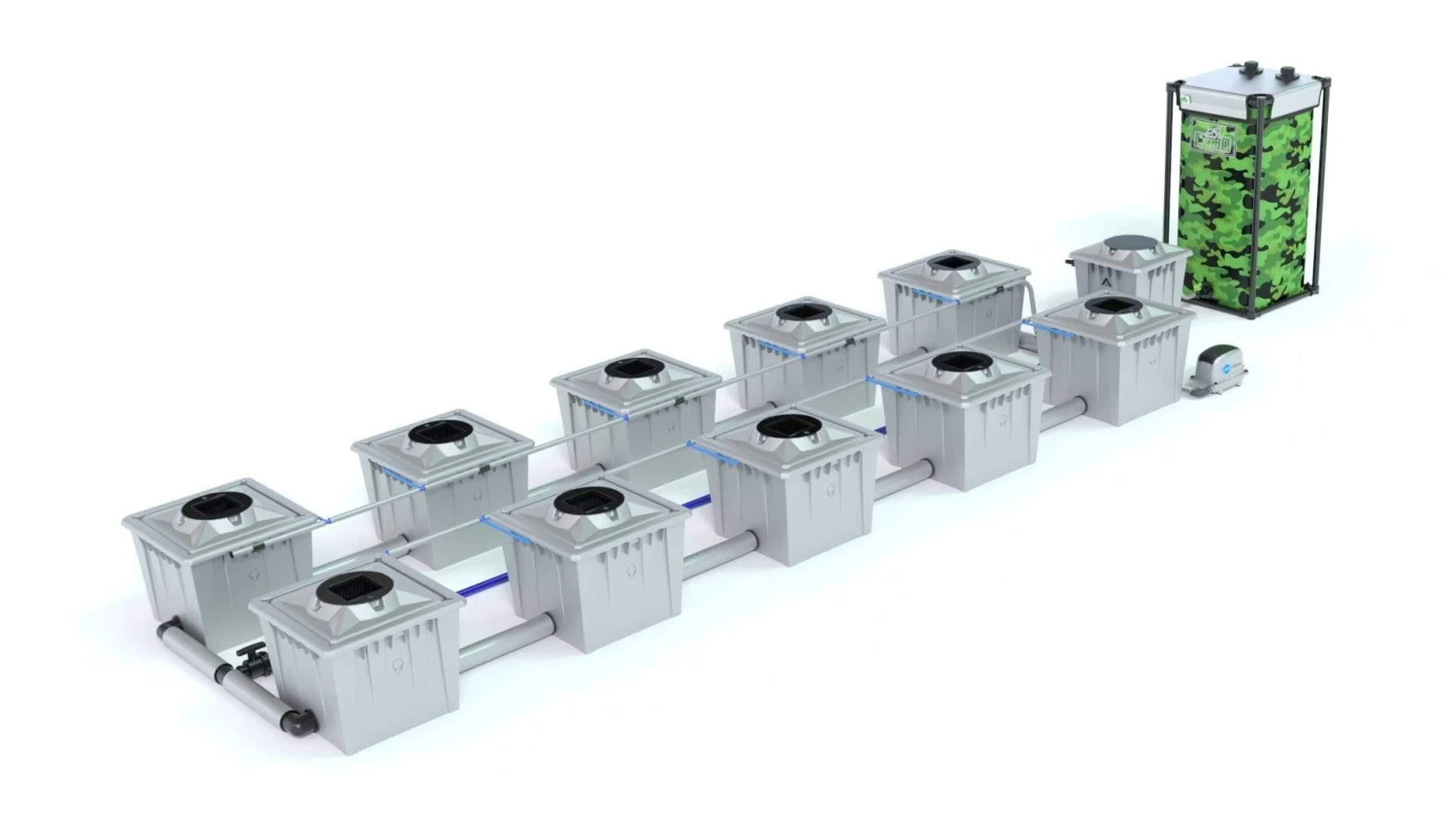 Alien RDWC 10 Pot 36L PRO Silver Series 2 Alien RDWC 10 Pot 36L PRO Silver Series - Image 2