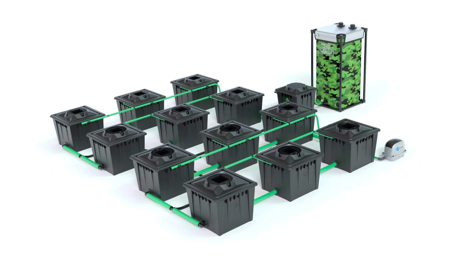 Alien RDWC 12 Pot 36L Black Series 2 Alien RDWC 12 Pot 36L Black Series - Image 2