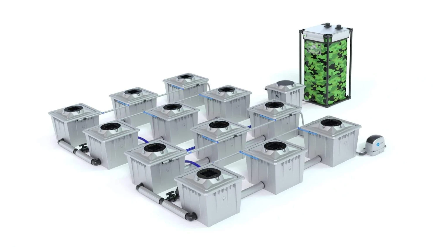 Alien RDWC 12 Pot 36L PRO Silver Series 2 Alien RDWC 12 Pot 36L PRO Silver Series - Image 2