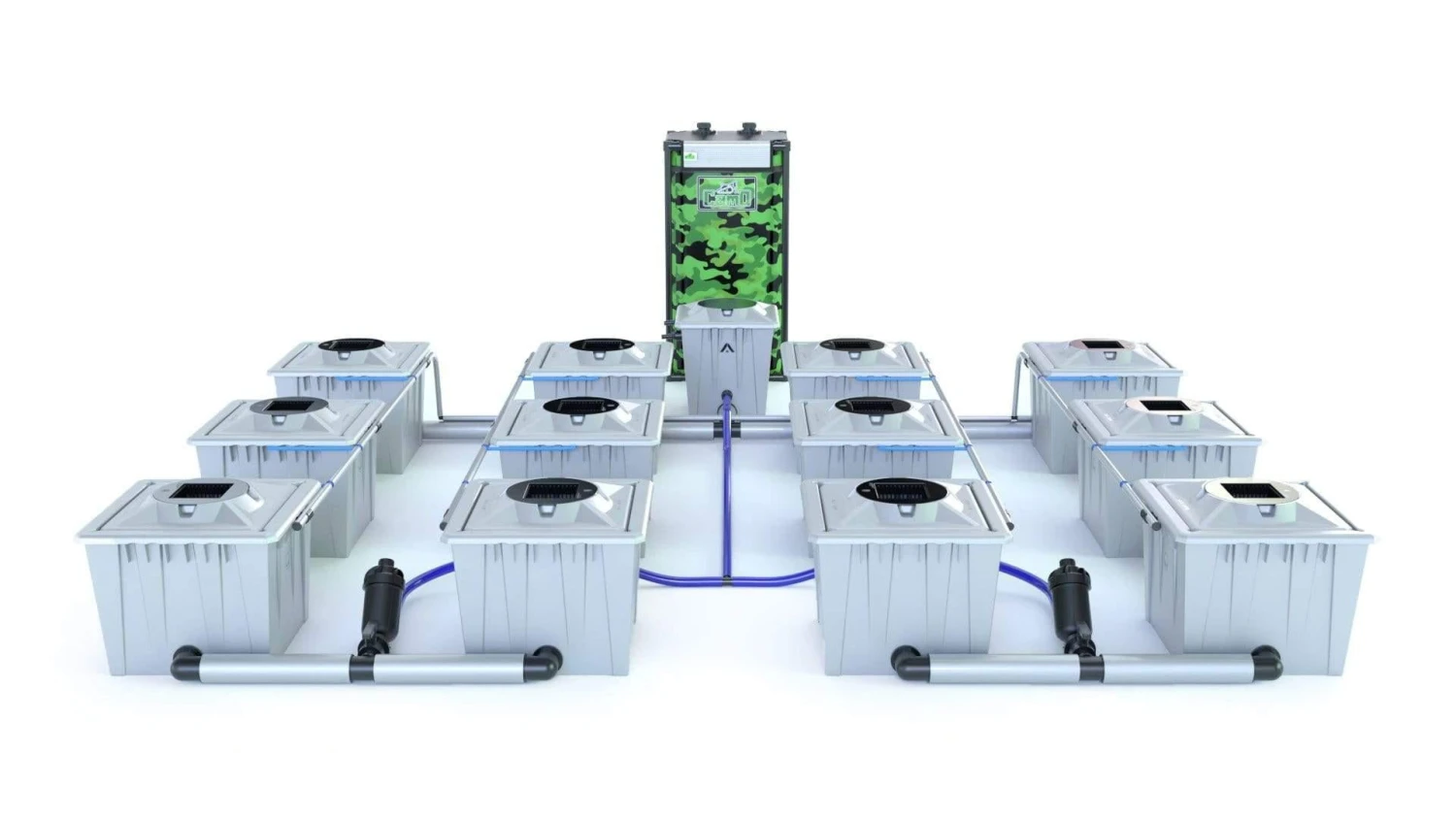 Alien RDWC 12 Pot 36L PRO Silver Series 1 Alien RDWC 12 Pot 36L PRO Silver Series