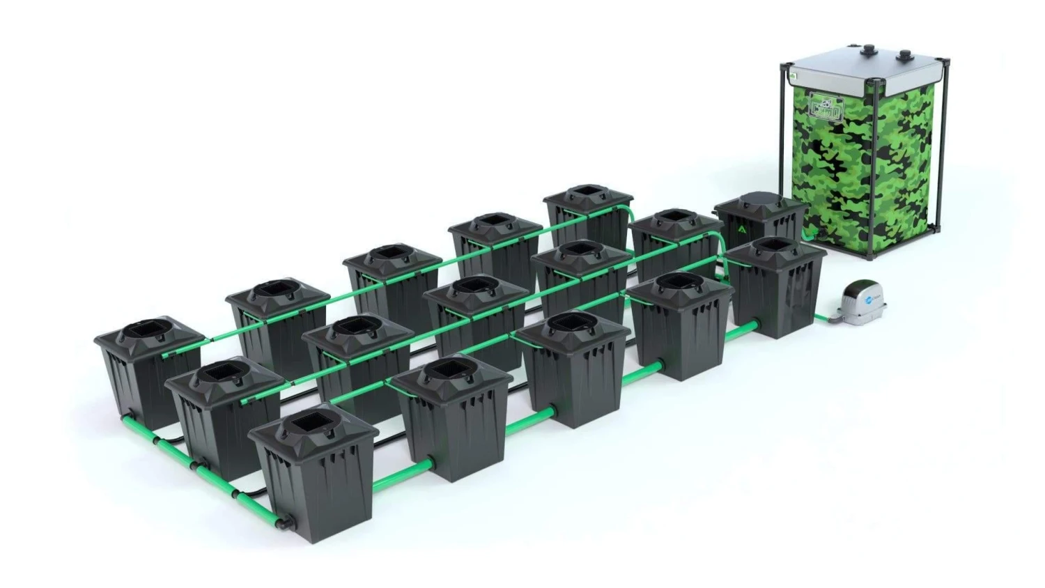 Alien RDWC 15 Pot 20L Black Series 2 Alien RDWC 15 Pot 20L Black Series - Image 2