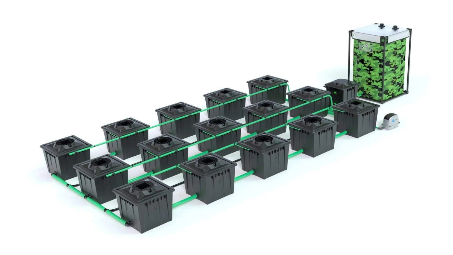 Alien RDWC 15 Pot 36L Black Series 2 Alien RDWC 15 Pot 36L Black Series - Image 2