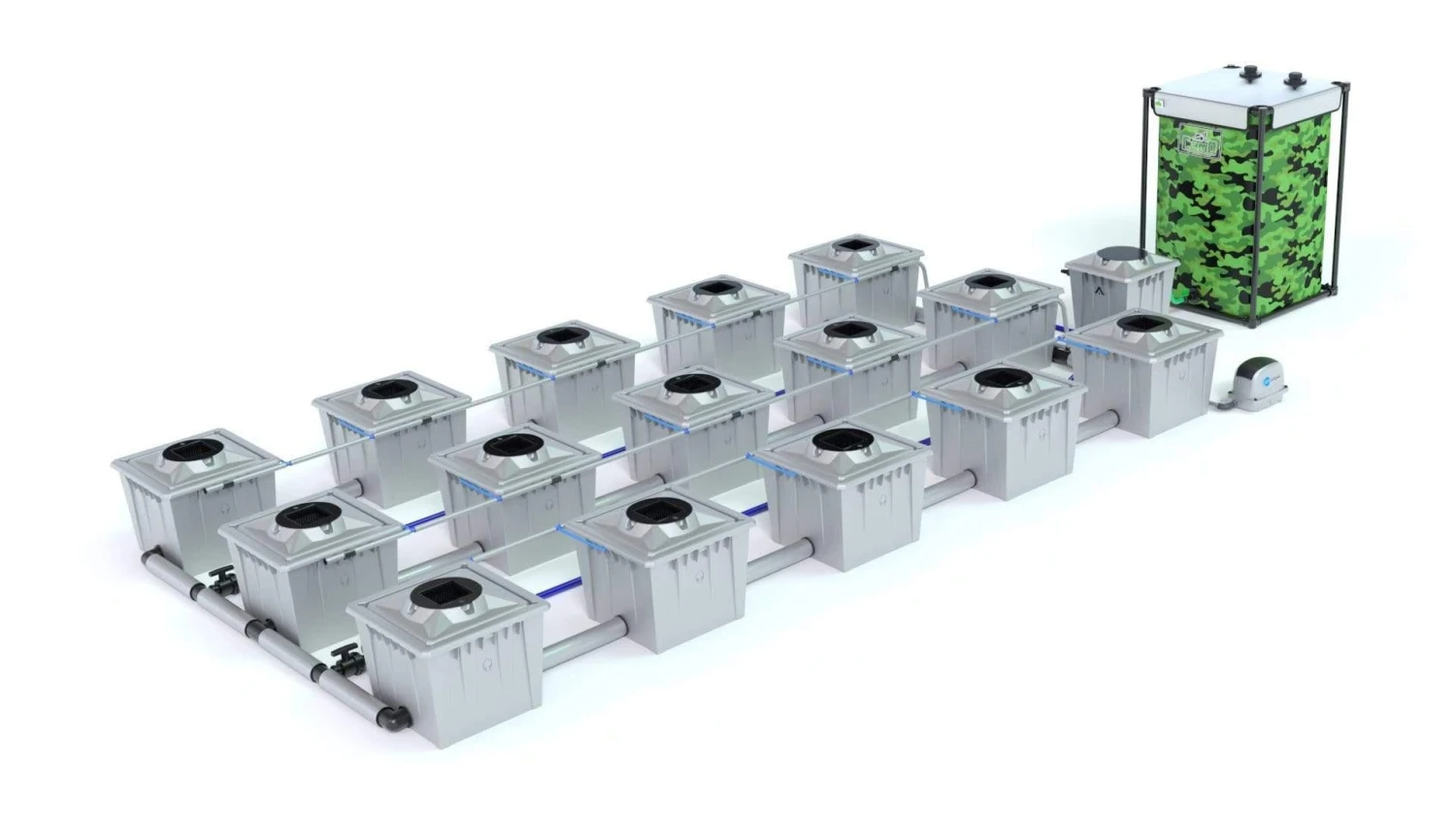 Alien RDWC 15 Pot 36L PRO Silver Series 2 Alien RDWC 15 Pot 36L PRO Silver Series - Image 2