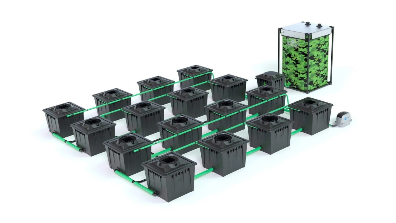 Alien RDWC 16 Pot 36L Black Series 2 Alien RDWC 16 Pot 36L Black Series - Image 2