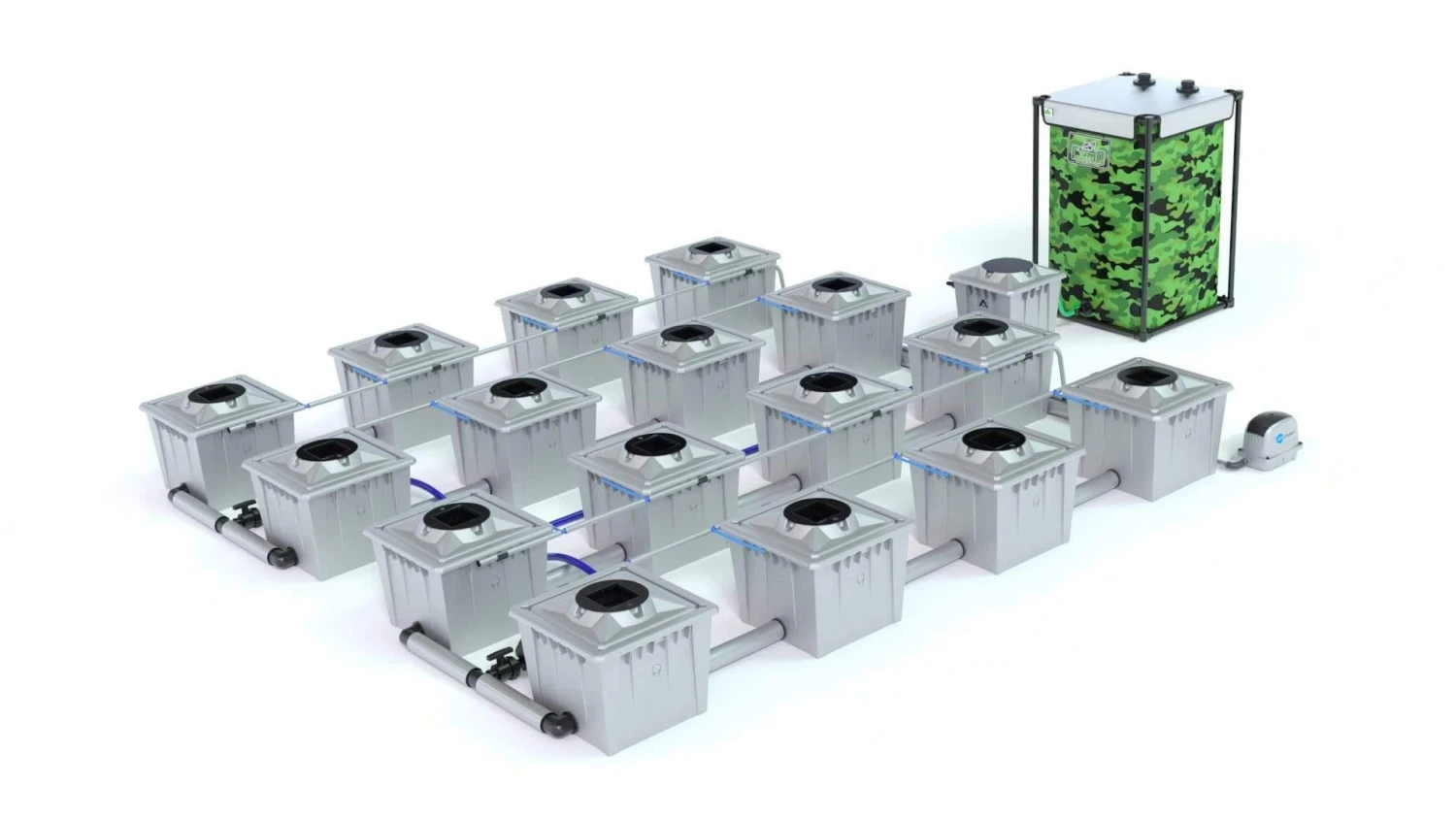 Alien RDWC 16 Pot 36L PRO Silver Series 2 Alien RDWC 16 Pot 36L PRO Silver Series - Image 2