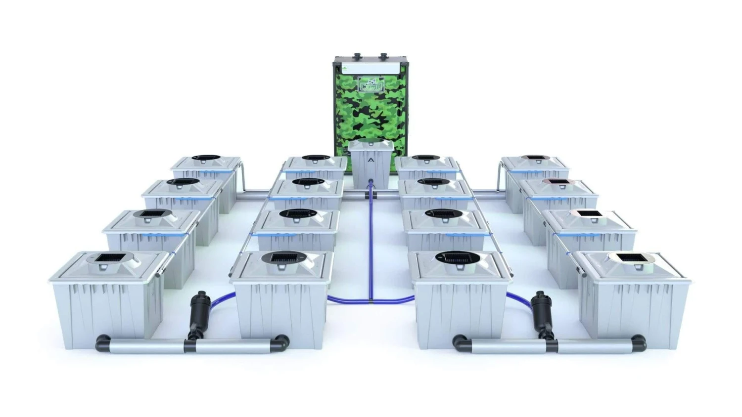 Alien RDWC 16 Pot 36L PRO Silver Series 1 Alien RDWC 16 Pot 36L PRO Silver Series