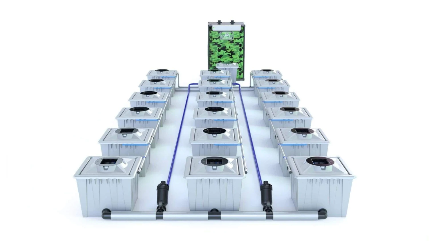 Alien RDWC 18 Pot 36L PRO Silver Series 1 Alien RDWC 18 Pot 36L PRO Silver Series