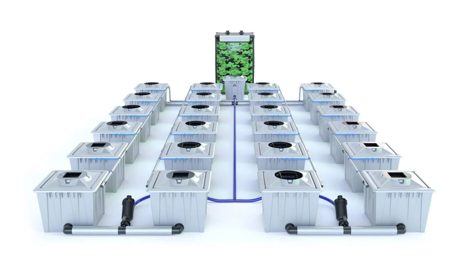 Alien RDWC 24 Pot 36L PRO Silver Series 1 Alien RDWC 24 Pot 36L PRO Silver Series