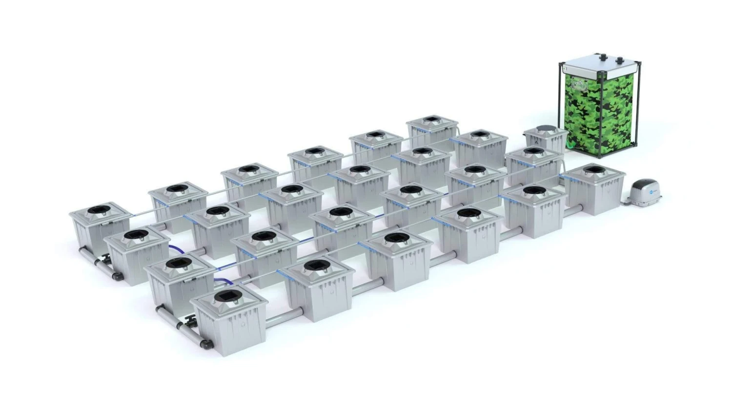 Alien RDWC 24 Pot 36L PRO Silver Series 2 Alien RDWC 24 Pot 36L PRO Silver Series - Image 2