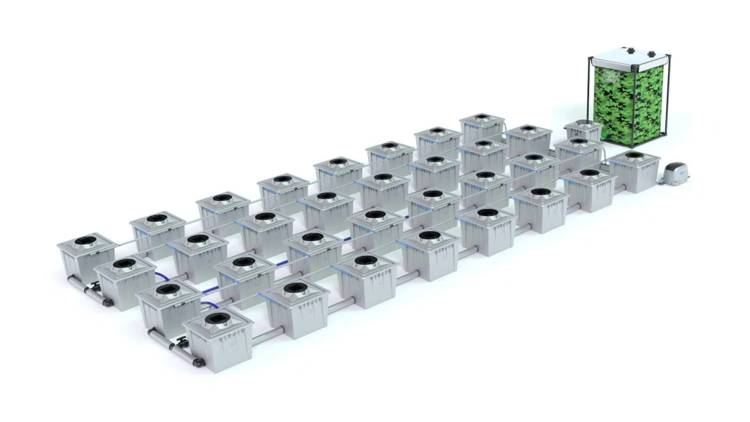 Alien RDWC 32 Pot 36L PRO Silver Series 2 Alien RDWC 32 Pot 36L PRO Silver Series - Image 2