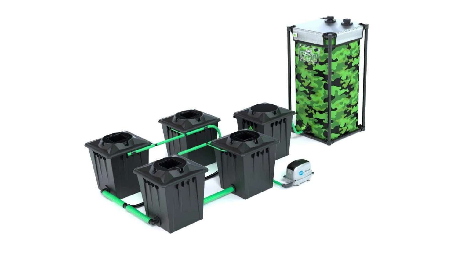 Alien RDWC 4 Pot 20L Black Series 2 Alien RDWC 4 Pot 20L Black Series - Image 2