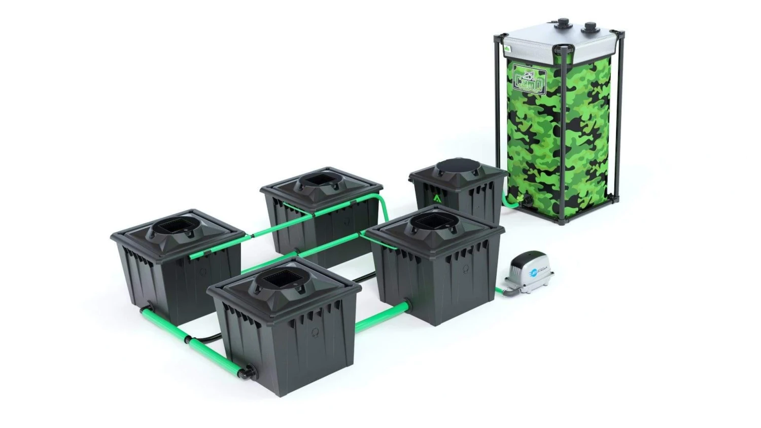 Alien RDWC 4 Pot 36L Black Series 2 Alien RDWC 4 Pot 36L Black Series - Image 2