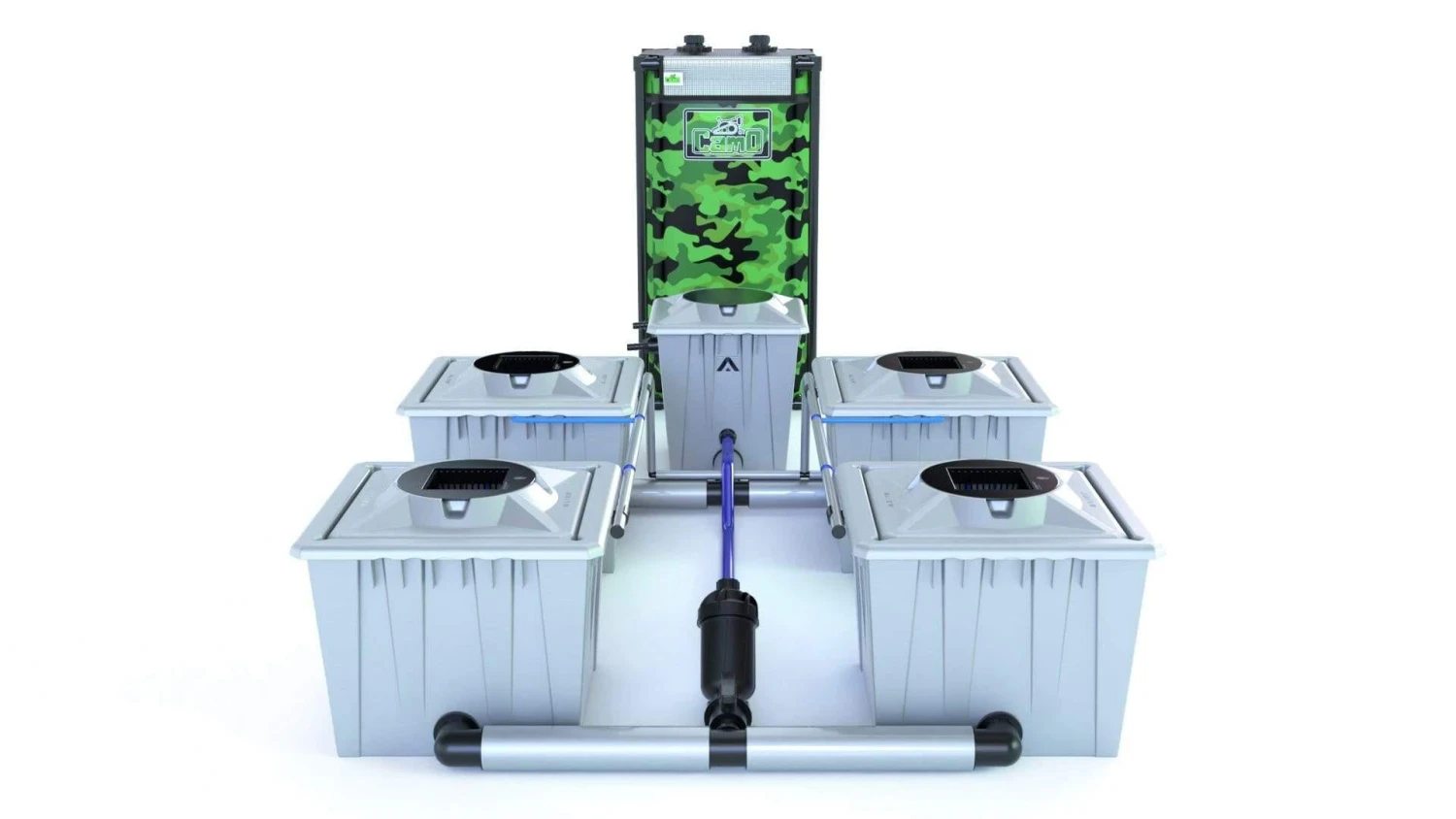 Alien RDWC 4 Pot 36L PRO Silver Series 1 Alien RDWC 4 Pot 36L PRO Silver Series