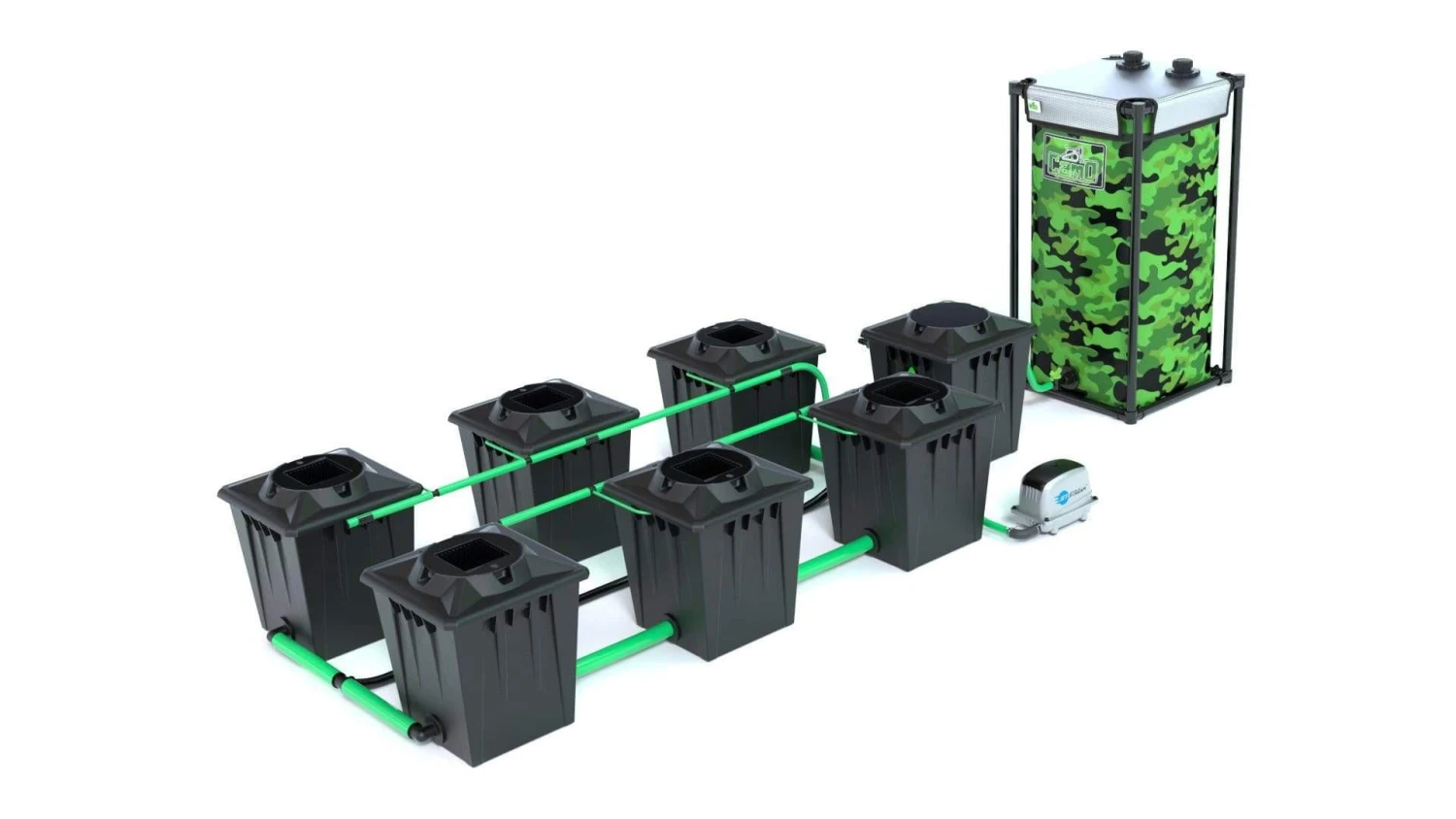 Alien RDWC 6 Pot 20L Black Series 2 Alien RDWC 6 Pot 20L Black Series - Image 2