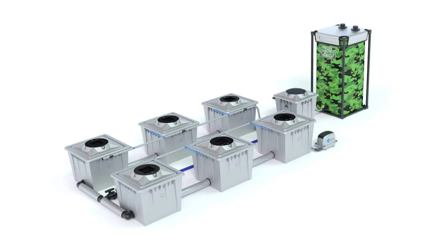 Alien RDWC 6 Pot 36L PRO Silver Series 2 Alien RDWC 6 Pot 36L PRO Silver Series - Image 2