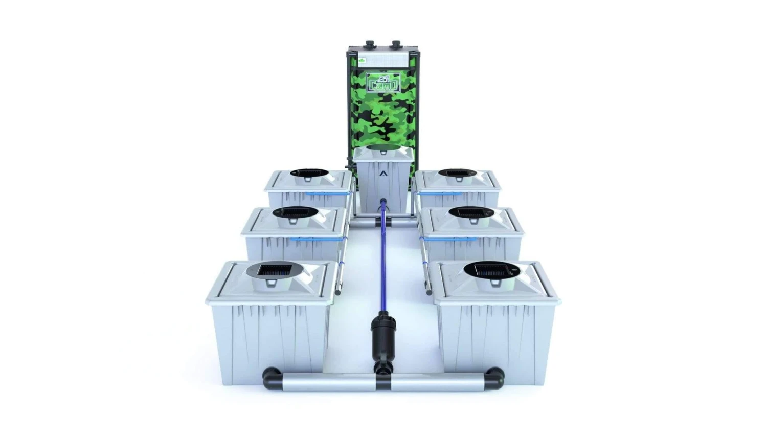 Alien RDWC 6 Pot 36L PRO Silver Series 1 Alien RDWC 6 Pot 36L PRO Silver Series