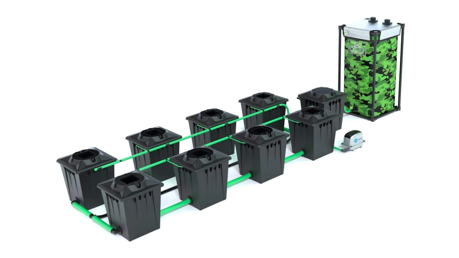 Alien RDWC 8 Pot 20L Black Series 2 Alien RDWC 8 Pot 20L Black Series - Image 2