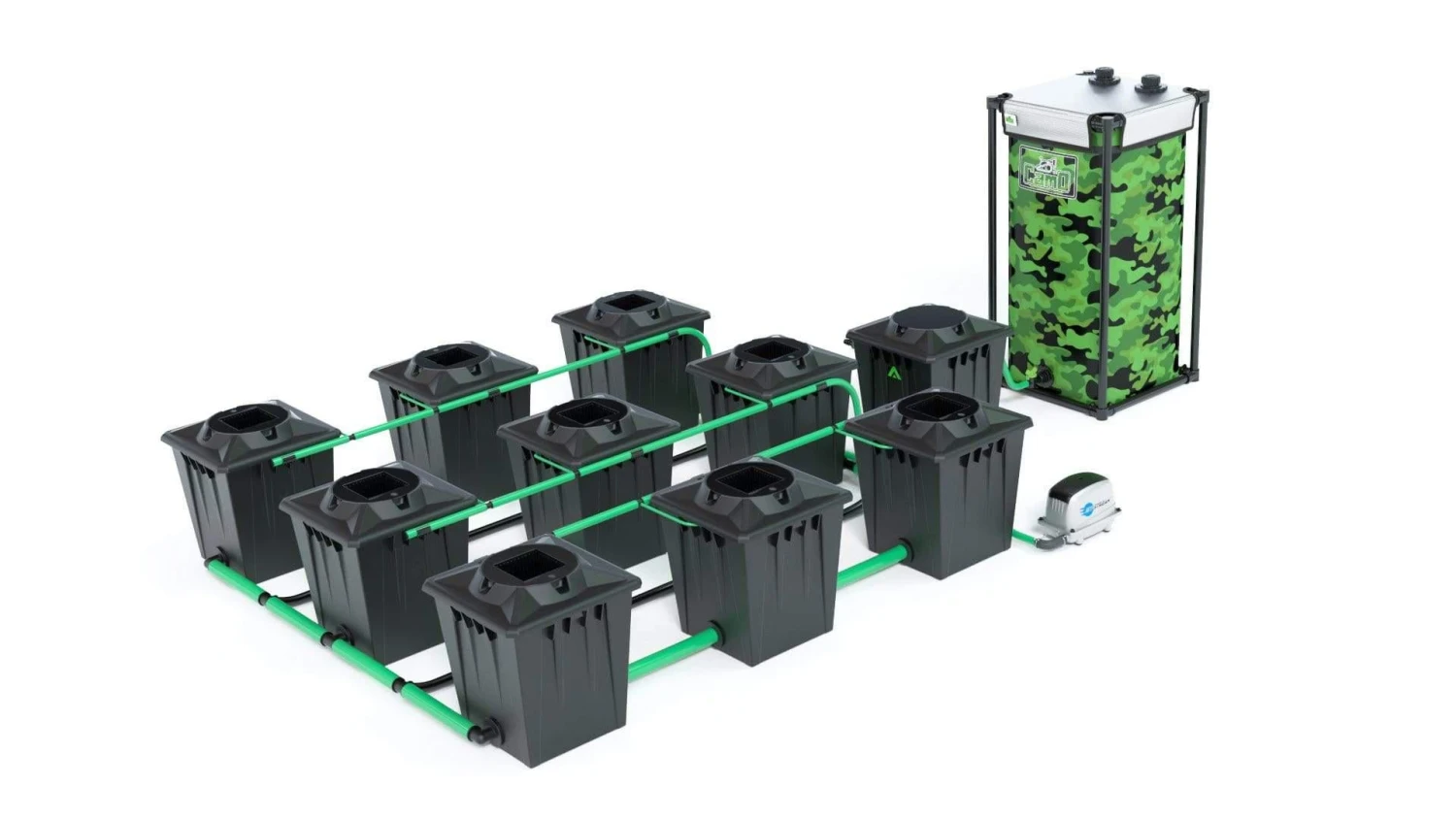 Alien RDWC 9 Pot 20L Black Series 2 Alien RDWC 9 Pot 20L Black Series - Image 2