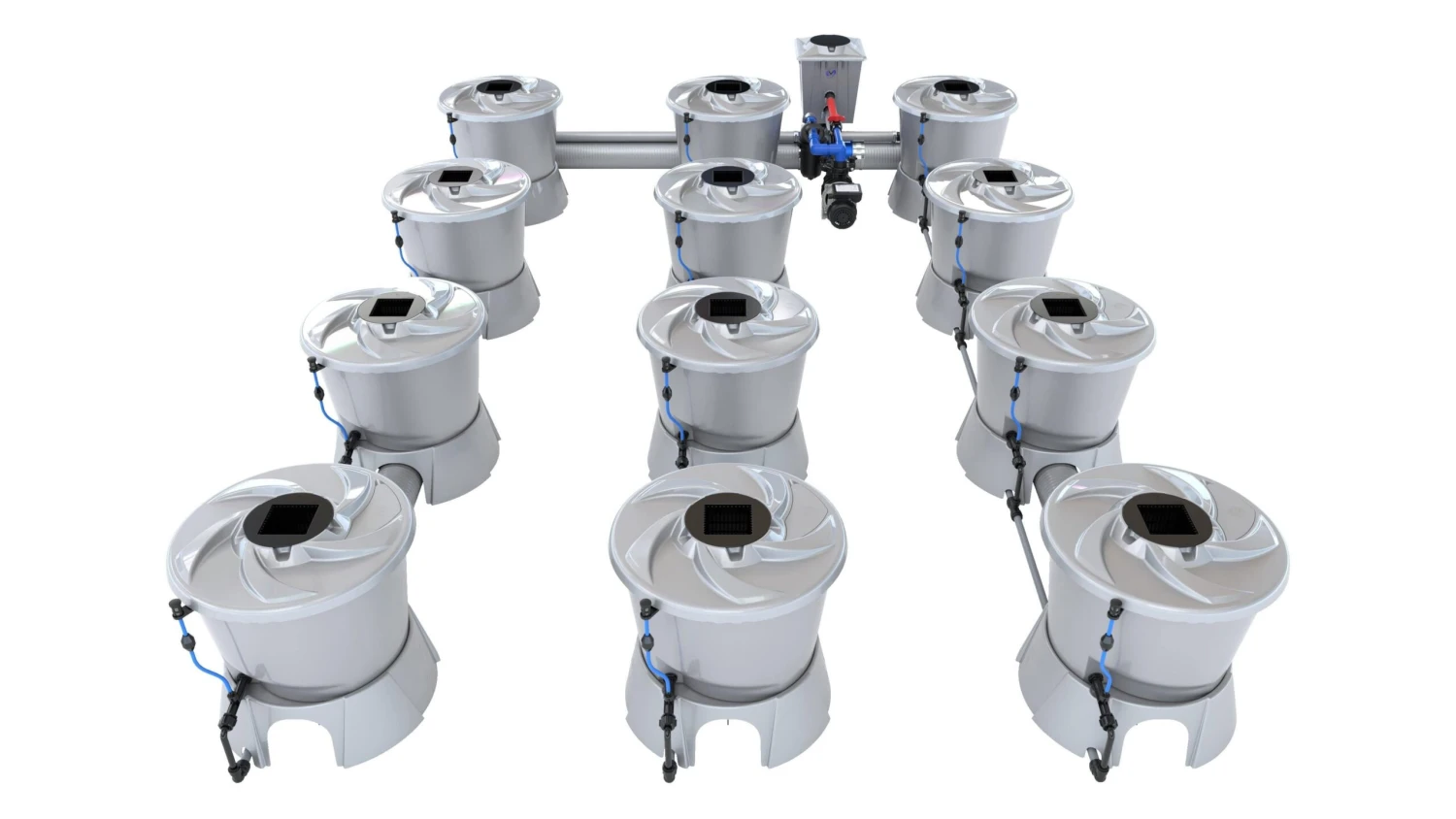 Alien V-System 12 Pot - 3 Row 1 Alien V-System 12 Pot - 3 Row