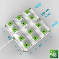 FloraFlex - 24 Plant Microdrip Irrigation System - 8 X 4ft Space