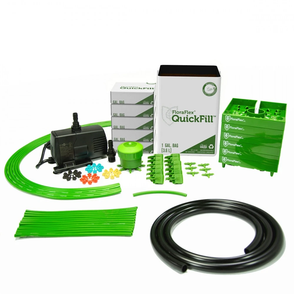 FloraFlex Kit - 6" (1 Gallon) Quick Fill | 6 Plants 1 FloraFlex Kit - 6" (1 Gallon) Quick Fill | 6 Plants