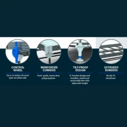 Wachsen 4ft Rolling Benches With Trays 22 Wachsen 4ft Rolling Benches With Trays -Garden Care Hub grow systems wachsen rolling benches with trays 37051398127831